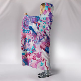 Entheogenic Vimana | Hooded Blanket | Dylan Thomas Brooks