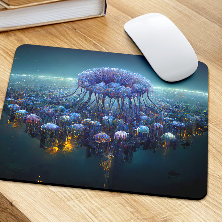 Jellypunk City Mouse Pad | Michael Garfield