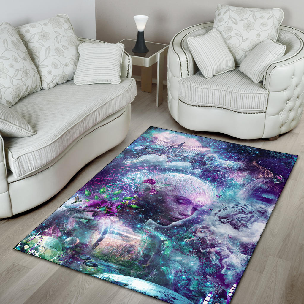 Discovering The Cosmic Consciousness | Floor Rug | Cameron Gray