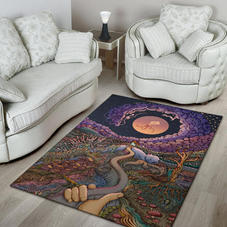 The Girl with the Paper Kite | Rug | James Fletcher