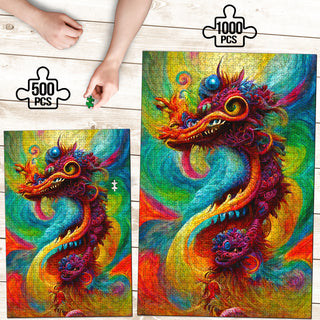 New Years Dragon Puzzle | Michael Garfield