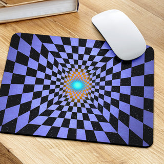 Chequered Space | Mouse Pad | Makroverset