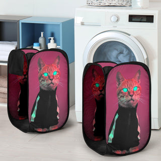 Track Suit Kitty | Laundry Hamper | Hubert Solczynski
