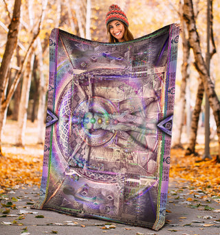 Vitruvian Spirit | Micro Fleece Blanket | Hakan Hisim