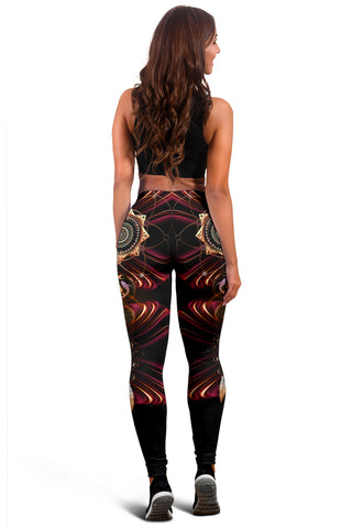 Twist23 | Womens Leggings by Cosmic Shiva