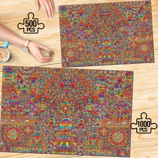 Infinity Mandala  | Jigsaw Puzzle | Lachlan Wardlaw