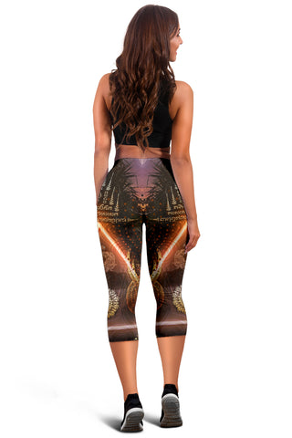 Sak yant || women Capris || by Cosmic Shiva
