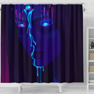 PSY GIRL SHOWER CURTAIN | PHAZED