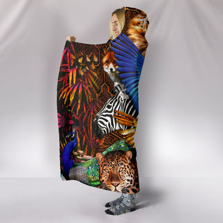 SacredLife || Hooded Blanket by Cosmic Shiva