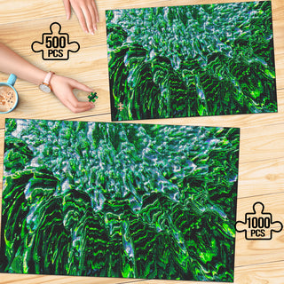 Melty Green | Puzzle | Makroverset