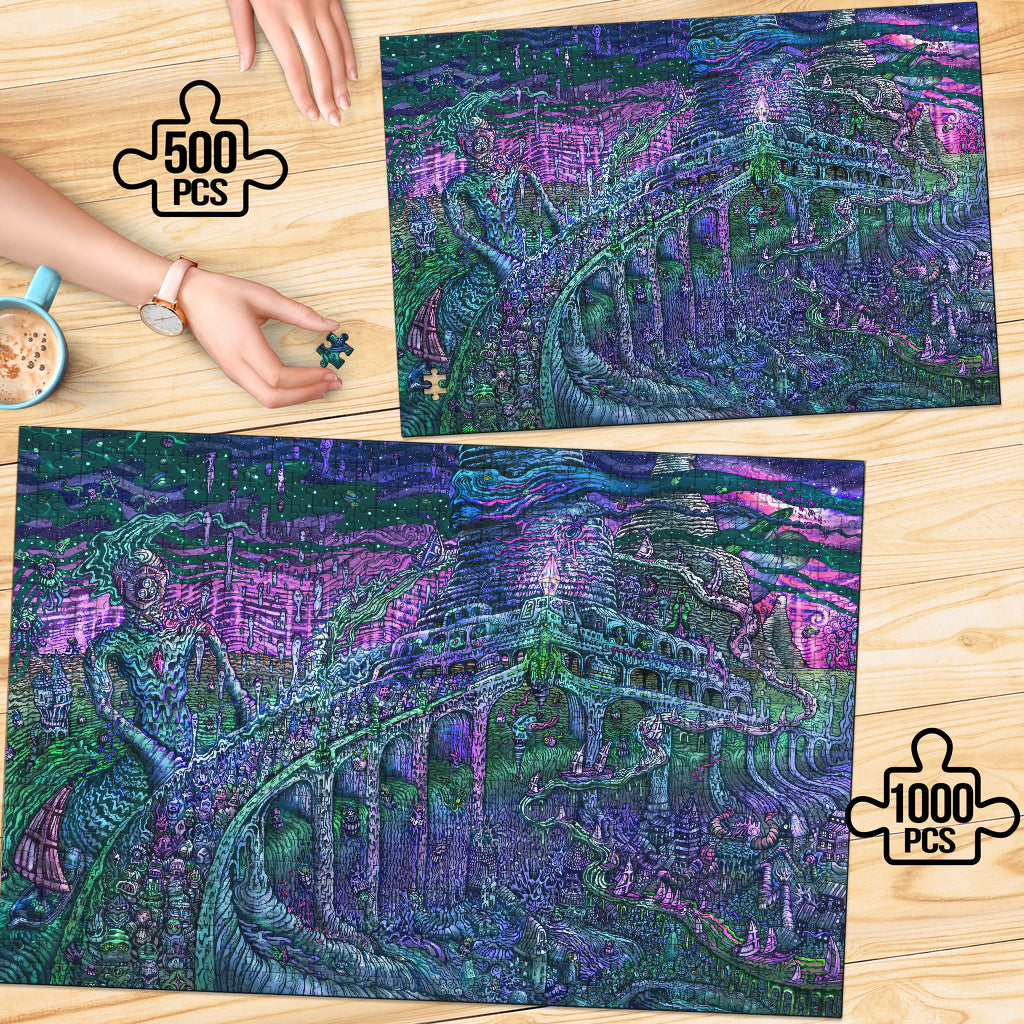 The Dream that Melted (Dusk edition) | Wooden Jigsaw Puzzle | James Fletcher