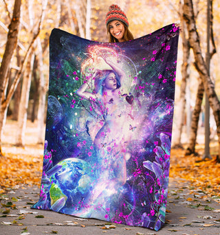 Encounter With The Sublime | Premium Microfleece Blanket | Cameron Gray