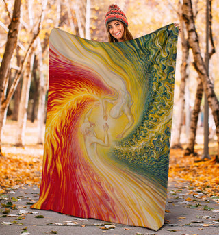 Elemental Attraction Blanket by Mark Henson