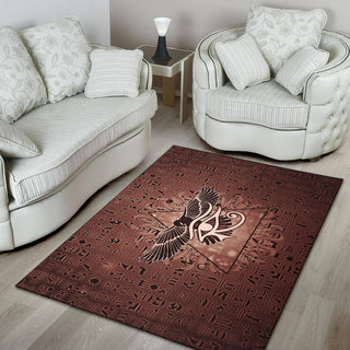 Eye of Horus Hieroglyphs | Rug | Mandalazed