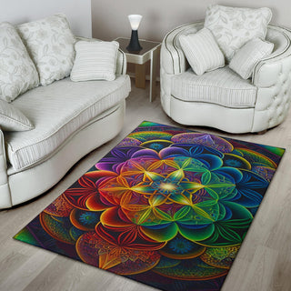FLOWER LIFE RUG | ACIDMATH GUY