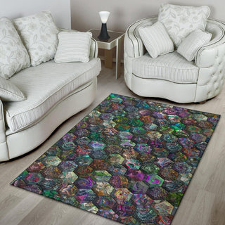 Hex Worlds 2 Rug | James Fletcher