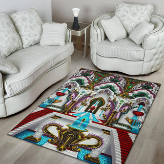 Ganesha Architecture Rug | Salvia Droid