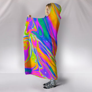 NEGATIVE HOODED BLANKET | MALA VIDA