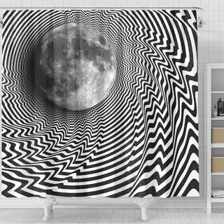 Moon Mania "B" | Shower Curtain | Makroverset