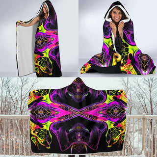 LIQUIDSHAPE || HOODED BLANKET || BY COSMIC SHIVA