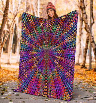 Rainbow Flow | Micro Fleece Blanket | Hakan Hisim