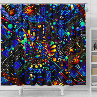 FABRIC SHOWER CURTAIN | TAS VISUALS