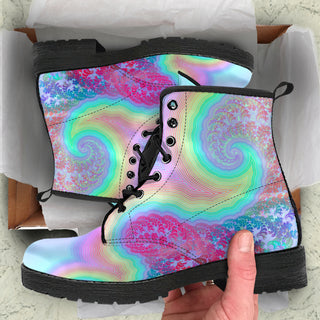 Rainbow Coast | Leather Boots | Fractalcraft
