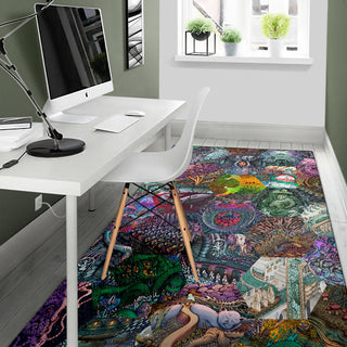 Hex Worlds 1 Rug | James Fletcher