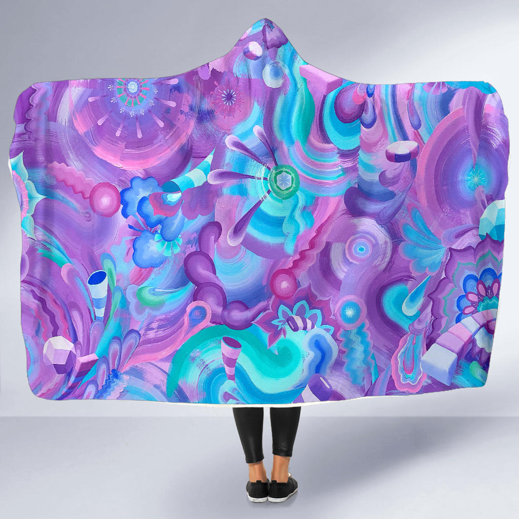 Juicy Candy Flow Hooded Blanket | Dylan Thomas Brooks