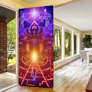 Walking to the Source Door Sock | Salvia Droid