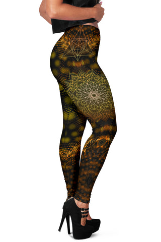 Merkaba | Womens Leggings by Cosmic Shiva