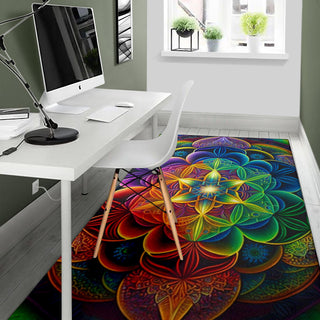 FLOWER LIFE RUG | ACIDMATH GUY