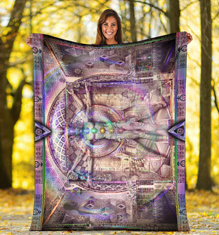 Vitruvian Spirit | Micro Fleece Blanket | Hakan Hisim