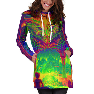 PADWAN HOODIE DRESS | SALVIA DROID