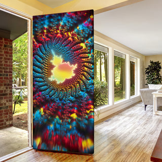 Mandelbrot Buddha: Fractal Meditation | Door Sock | Makroverset