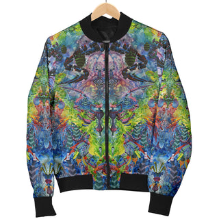 Garden of Earthly Delight Women's Bomber Jacket | Dylan Thomas Brooks