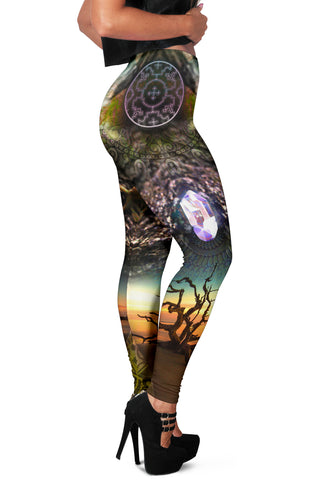 CrystalHealing || Leggings by Cosmic Shiva