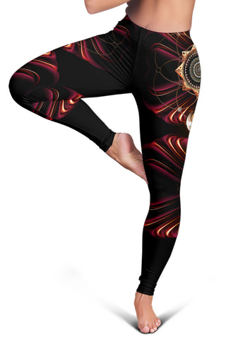 Twist23 | Womens Leggings by Cosmic Shiva