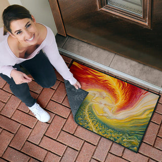 Elemental Attraction Door Mat by Mark Henson