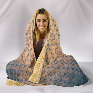Dopamine Molecules #1 | Hooded Blanket | Mandalazed