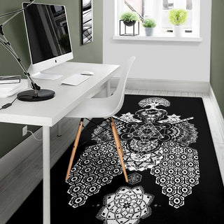 GEOMETRIC BLACK RUG | MIL ET UNE