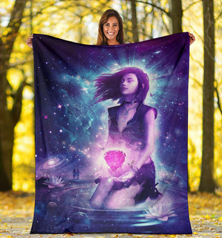 Dream Away | Premium Microfleece Blanket | Cameron Gray