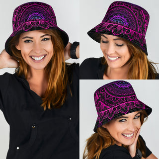 Cameron Gray | Neon Mandala | Bucket Hat