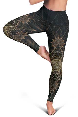 Elements of Sacred Geometry - Earth | Leggings | Mandalazed