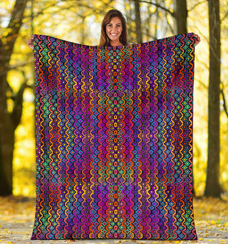 Rainbow Healing | Micro Fleece Blanket  | Hakan Hisim