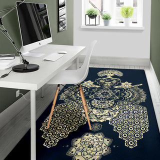 Geometric Gold | Rug | Mil Et Une