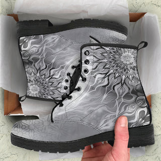 Endless Power of Music Mandala - Special Edition | Leather Boots | Mandalazed