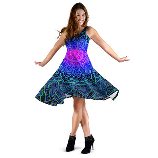 MANDALA LOVE WOMENS DRESS | CAMERON GRAY