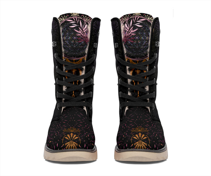 Seed of life || polar boots by Cosmic Shiva