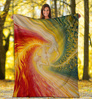 Elemental Attraction Blanket by Mark Henson